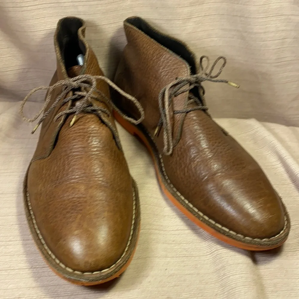 Cole Haan leather lace up leather ankle high